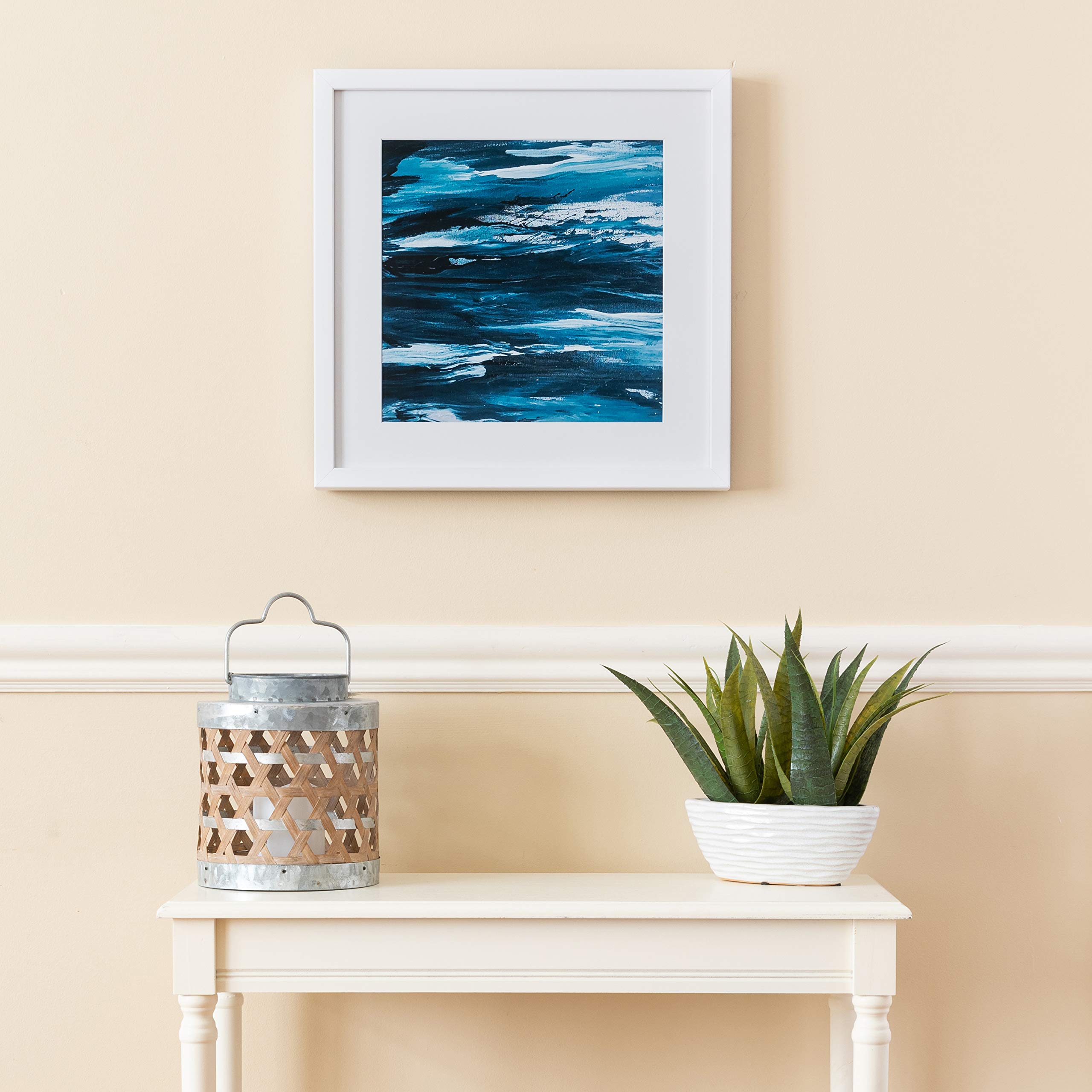 Amazon.com - ArtToFrames 4x20 inch Comtemporary White Wood Picture